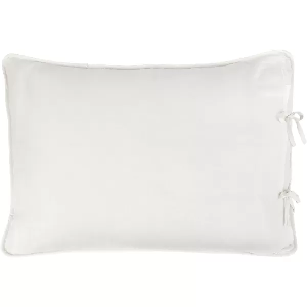 Laura Ashley Felicity Collection Quilt Set-100% Cotton, Reversible, All Season Bedding with Matching Sham, Pre-Washed for Added Softness, Queen, White