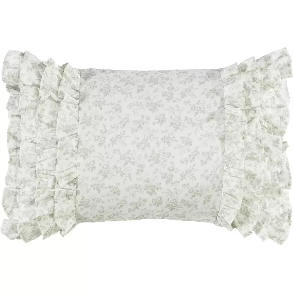 Laura Ashley - Full Comforter Set, Reversible Cotton Bedding with Matching Shams &amp; Bedskirt, Stylish Home Decor for All Seasons 
