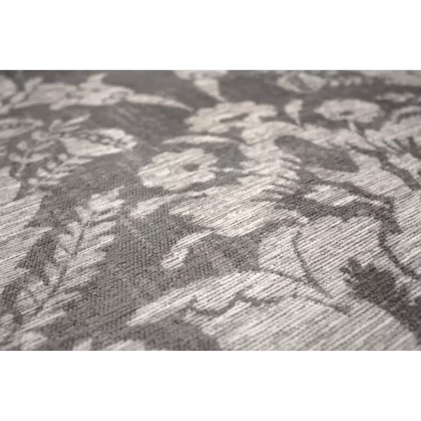 Laura Ashley Halstead Jacquard Chenille 27" x 45" Accent Rug, Gray