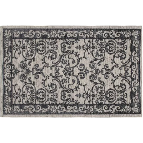 Laura Ashley Halstead Jacquard Chenille 27" x 45" Accent Rug, Gray