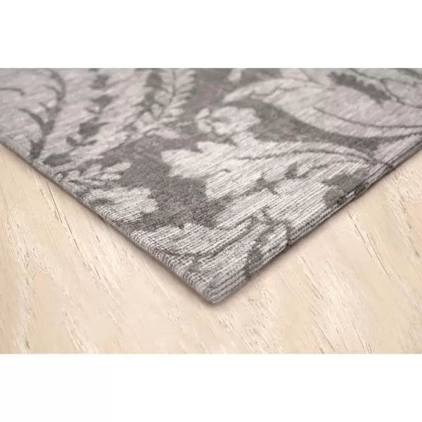Laura Ashley Halstead Jacquard Chenille 27" x 45" Accent Rug, Gray