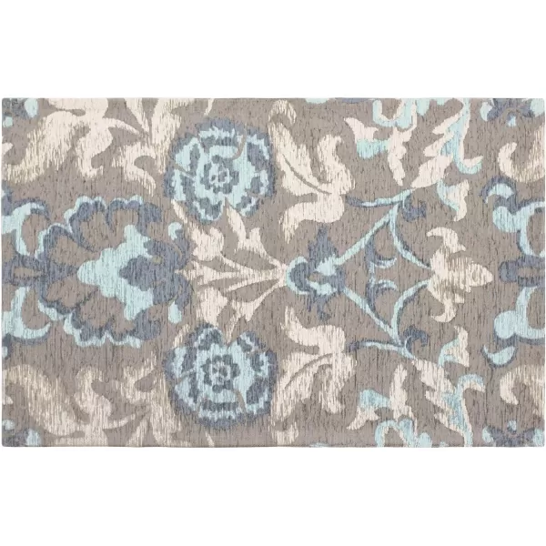 Laura Ashley Halstead Jacquard Chenille 27" x 45" Accent Rug, Gray