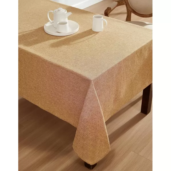 Laura Ashley Harper Luxuriously Smooth Fabric Napkins for Formal or Casual Dining, Holiday, Banquet, Wedding or Party, Set of 6 Napkins, Gold
