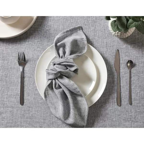 Laura Ashley Harper Luxuriously Smooth Fabric Napkins for Formal or Casual Dining, Holiday, Banquet, Wedding or Party, Set of 6 Napkins, Gold