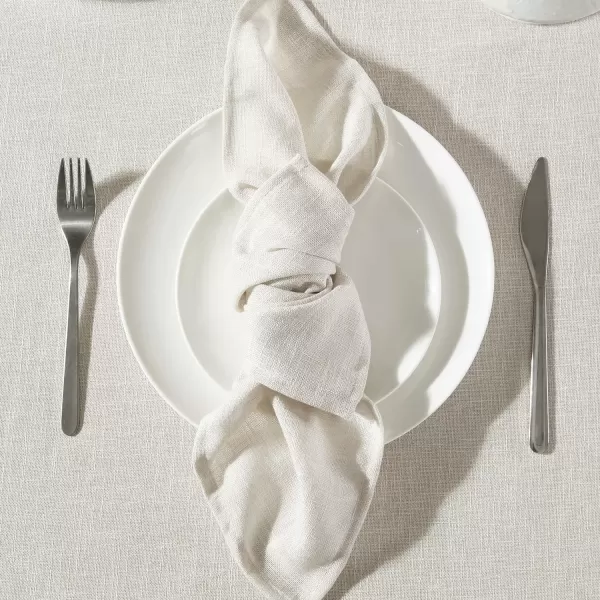 Laura Ashley Harper Luxuriously Smooth Fabric Napkins for Formal or Casual Dining, Holiday, Banquet, Wedding or Party, Set of 6 Napkins, Gold
