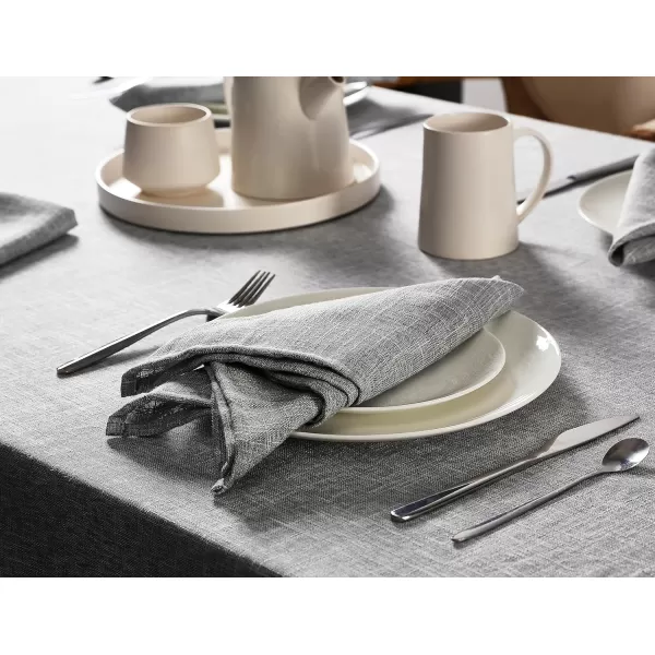 Laura Ashley Harper Luxuriously Smooth Fabric Napkins for Formal or Casual Dining, Holiday, Banquet, Wedding or Party, Set of 6 Napkins, Gold