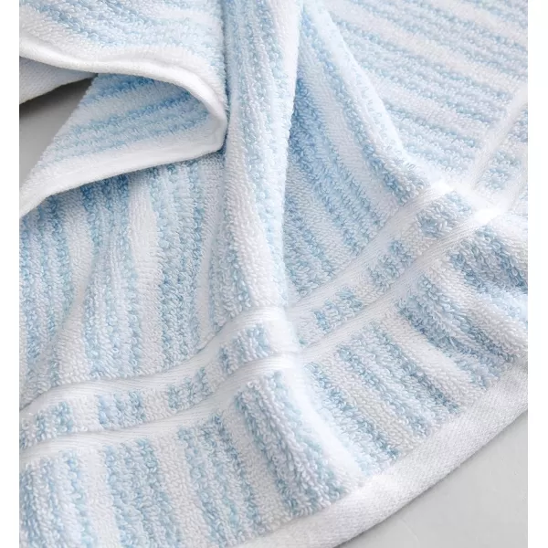 Laura Ashley Home 6pc Towel Set 100% Terry Cotton, Oeko-Tex Certified, Super Soft &amp; Absorbant, Medium-Weight, 6 Piece, Forever Eyelet