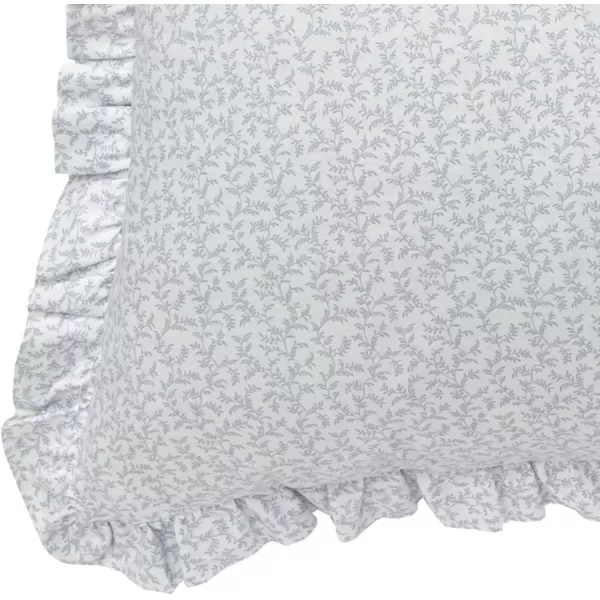 Laura Ashley Home Adelina White Ruffle Euro Sham Pair