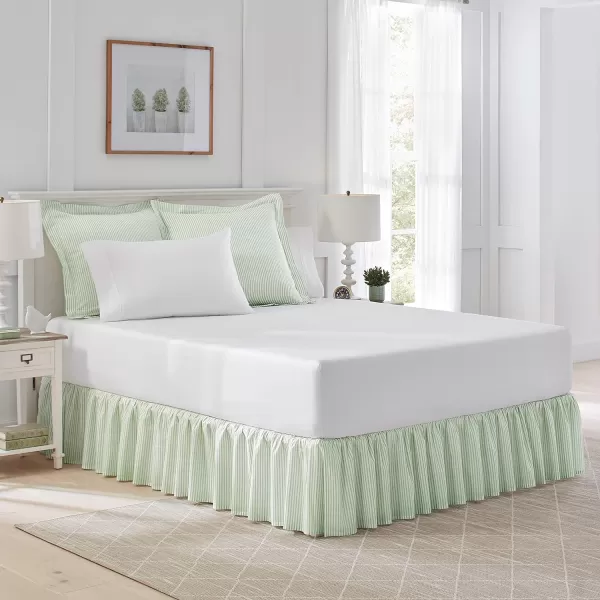 Laura Ashley Home Adelina White Ruffle Euro Sham Pair