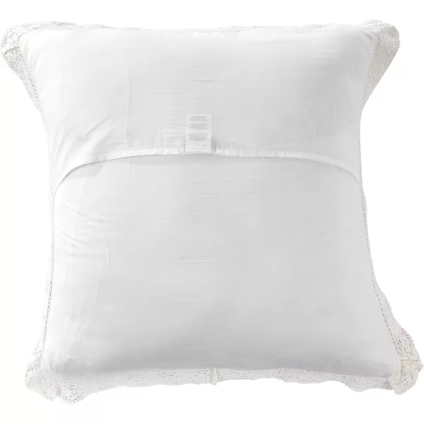 Laura Ashley Home Adelina White Ruffle Euro Sham Pair