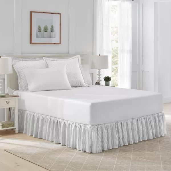 Laura Ashley Home Adelina White Ruffle Euro Sham Pair