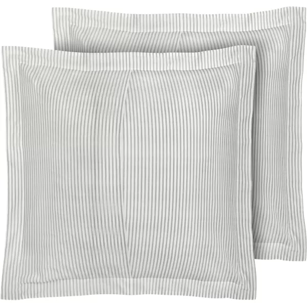 Laura Ashley Home Adelina White Ruffle Euro Sham Pair