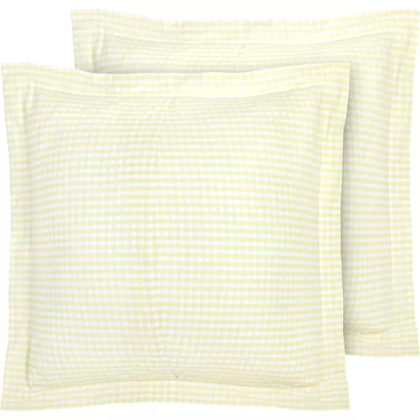 Laura Ashley Home Adelina White Ruffle Euro Sham Pair