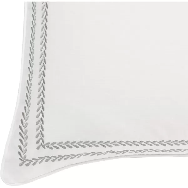 Laura Ashley Home Adelina White Ruffle Euro Sham Pair