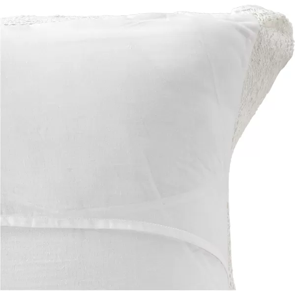 Laura Ashley Home Adelina White Ruffle Euro Sham Pair