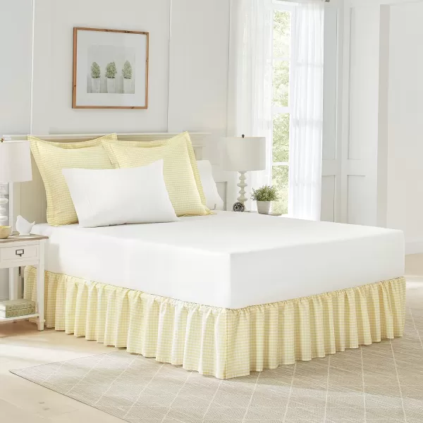 Laura Ashley Home Adelina White Ruffle Euro Sham Pair