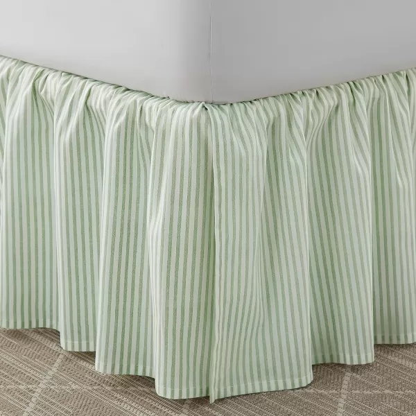 Laura Ashley Home - Cotton Ruffled Bedskirt, Lightweight Home Decor with Classic Style 
