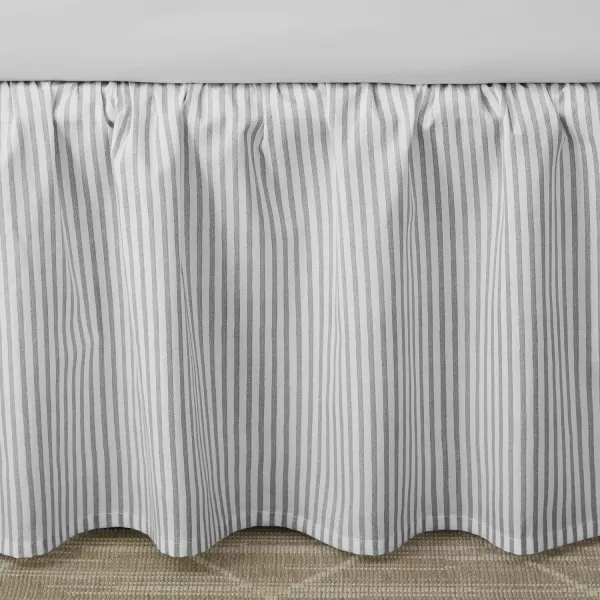 Laura Ashley Home - Cotton Ruffled Bedskirt, Lightweight Home Decor with Classic Style 