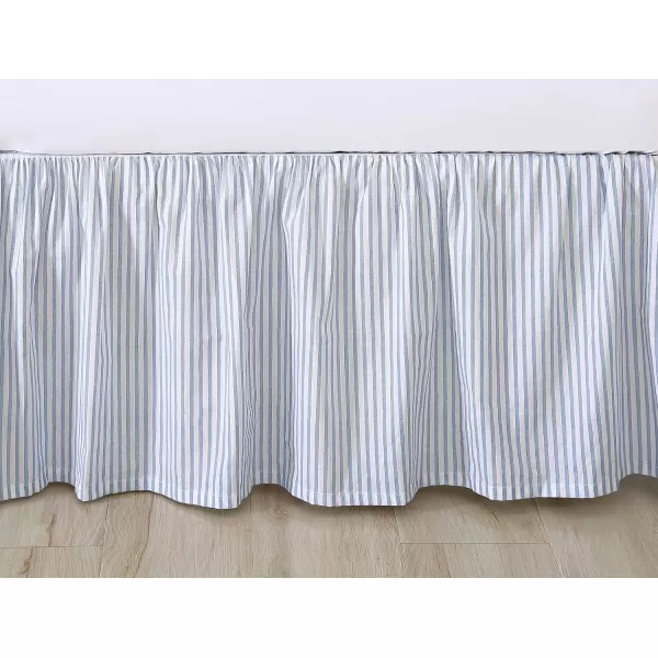 Laura Ashley Home - Cotton Ruffled Bedskirt, Lightweight Home Decor with Classic Style 