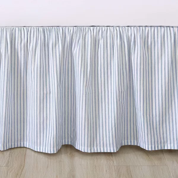 Laura Ashley Home - Cotton Ruffled Bedskirt, Lightweight Home Decor with Classic Style 