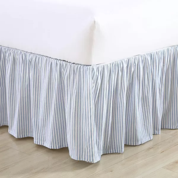 Laura Ashley Home - Cotton Ruffled Bedskirt, Lightweight Home Decor with Classic Style 