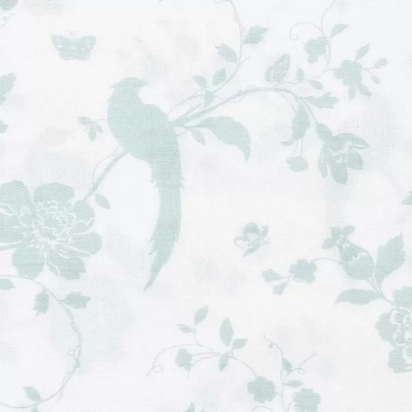 Laura Ashley Home - Full Sheets, Soft Sateen Cotton Bedding Set - Sleek, Smooth, &amp; Breathable Home Decor,Blossoming Blue