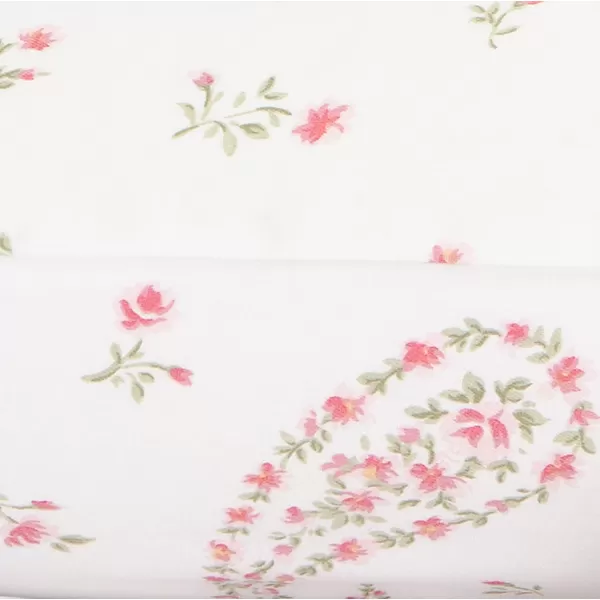 Laura Ashley Home - Full Sheets, Soft Sateen Cotton Bedding Set - Sleek, Smooth, &amp; Breathable Home Decor,Blossoming Blue