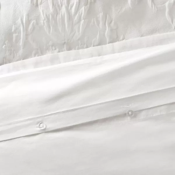 Laura Ashley Home- Queen Duvet Cover Set, Cotton Reversible Bedding with Matching Sham, Farmhouse Home Décor 