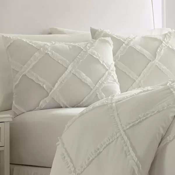 Laura Ashley Home - Queen Duvet Cover Set, Reversible Cotton Bedding with Matching Shams &amp; Button Closure, All Season Home Decor 