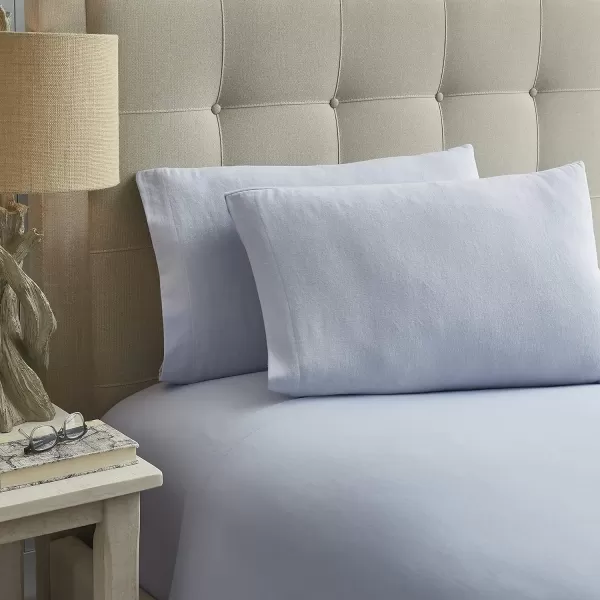 Laura Ashley Home - Queen Sheets, Cotton Flannel Bedding Set, Brushed for Extra Softness &amp; Comfort 