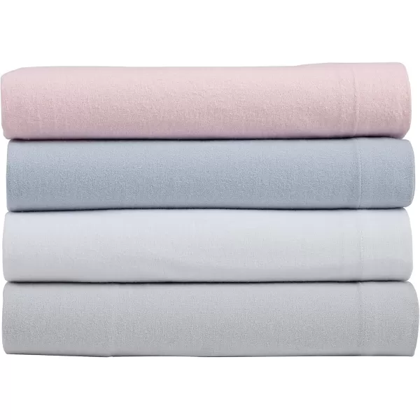 Laura Ashley Home - Queen Sheets, Cotton Flannel Bedding Set, Brushed for Extra Softness &amp; Comfort 