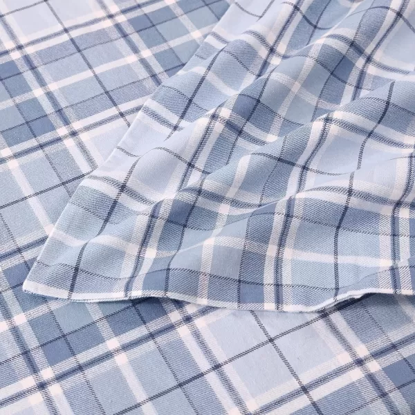 Laura Ashley Home - Queen Sheets, Cotton Flannel Bedding Set, Brushed for Extra Softness &amp; Comfort 