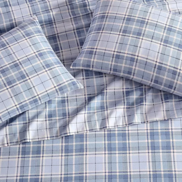 Laura Ashley Home - Queen Sheets, Cotton Flannel Bedding Set, Brushed for Extra Softness &amp; Comfort 