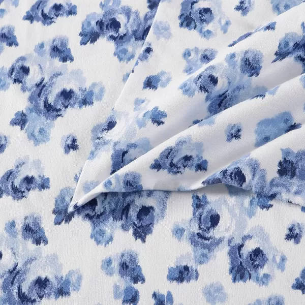 Laura Ashley Home - Queen Sheets, Cotton Flannel Bedding Set, Brushed for Extra Softness &amp; Comfort 