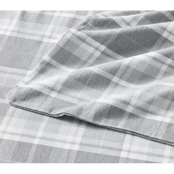 Laura Ashley Home - Queen Sheets, Cotton Flannel Bedding Set, Brushed for Extra Softness &amp; Comfort 