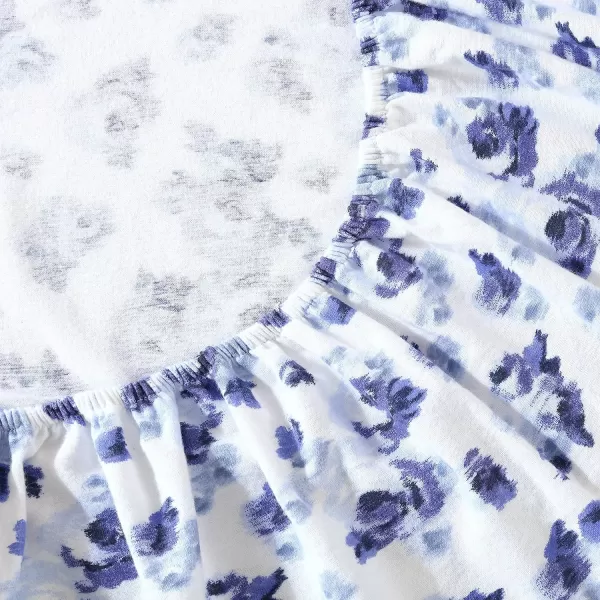 Laura Ashley Home - Queen Sheets, Cotton Flannel Bedding Set, Brushed for Extra Softness &amp; Comfort 