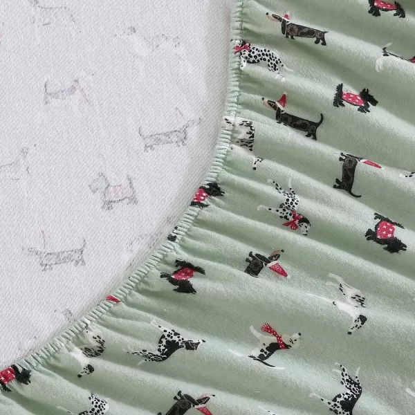 Laura Ashley Home - Queen Sheets, Cotton Flannel Bedding Set, Brushed for Extra Softness &amp; Comfort 
