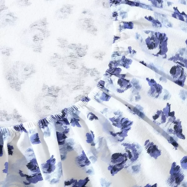 Laura Ashley Home - Queen Sheets, Cotton Flannel Bedding Set, Brushed for Extra Softness &amp; Comfort 