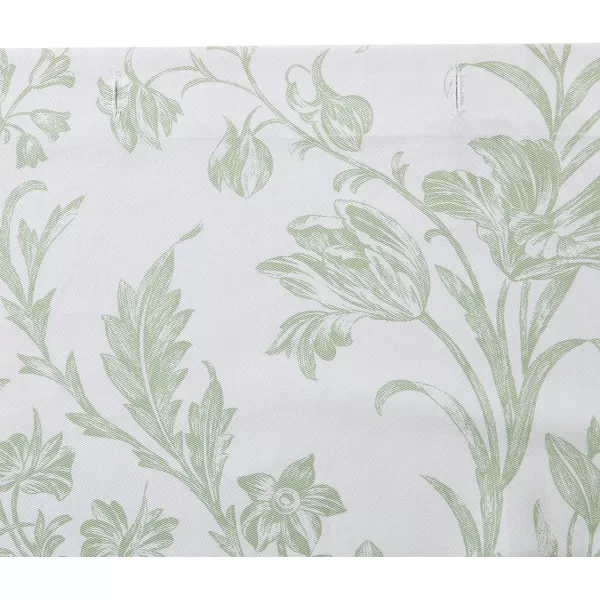 Laura Ashley Home - Shower Curtain, Stylish Cotton Bathroom Decor, Elegant Floral Home Decor 
