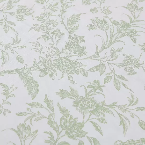 Laura Ashley Home - Shower Curtain, Stylish Cotton Bathroom Decor, Elegant Floral Home Decor 