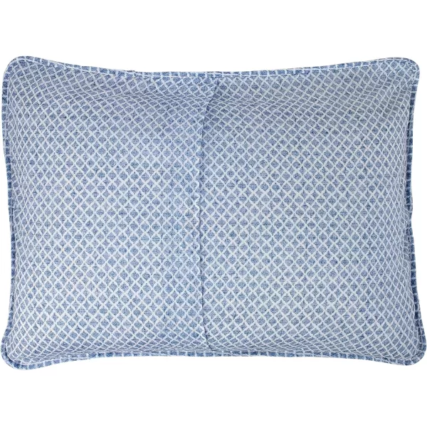 Laura Ashley Home - Twin Quilt Set, Reversible Cotton Bedding with Matching Sham, Pre-Washed Home Decor for Added Softness 