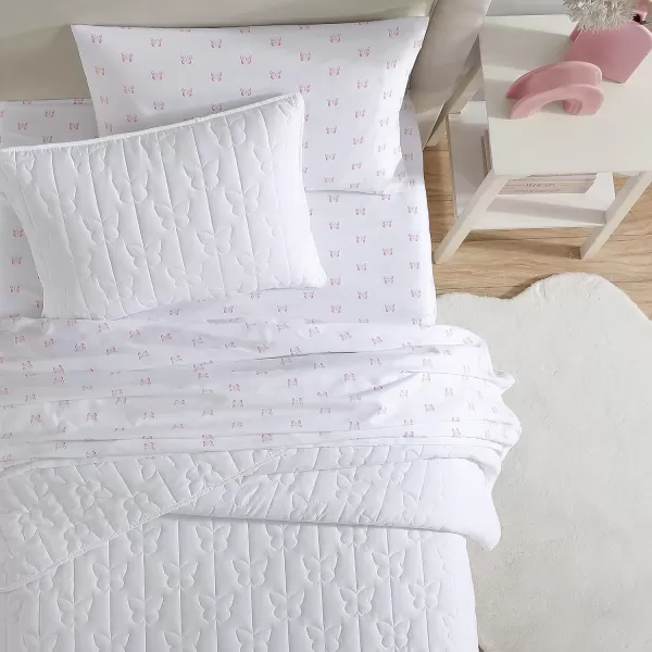 Laura Ashley Kids - Twin Quilt Set, Reversible Kids Bedding with Matching Sham, Ideal for Toddler Bedding Set 
