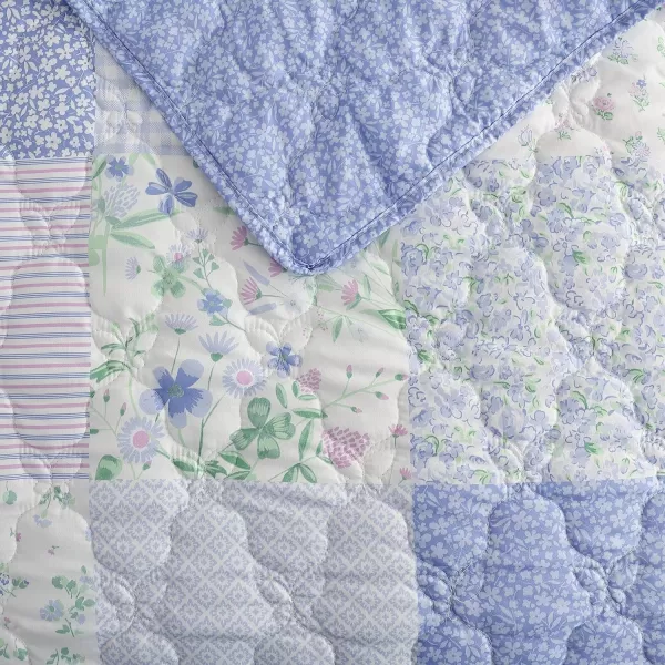 Laura Ashley Kids - Twin Quilt Set, Reversible Kids Bedding with Matching Sham, Ideal for Toddler Bedding Set 