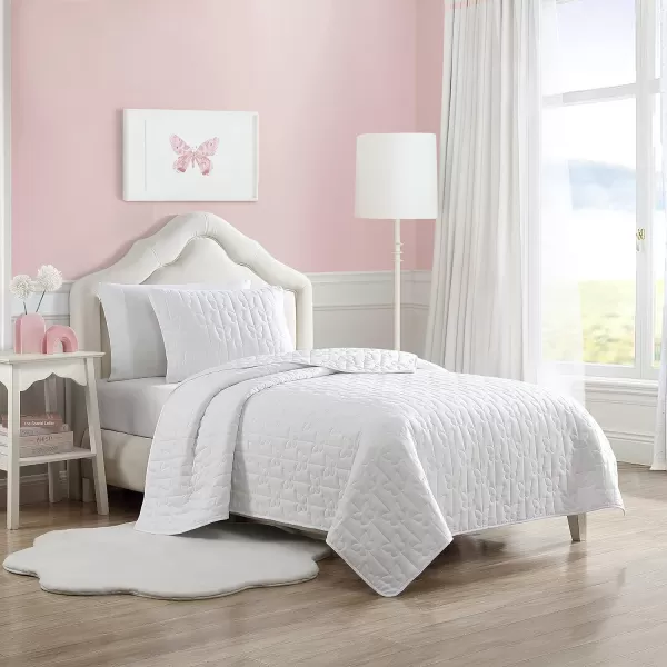 Laura Ashley Kids - Twin Quilt Set, Reversible Kids Bedding with Matching Sham, Ideal for Toddler Bedding Set 