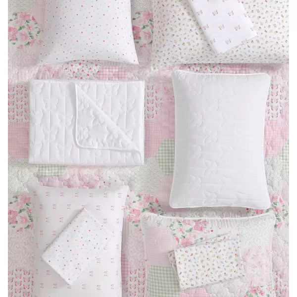 Laura Ashley Kids - Twin Quilt Set, Reversible Kids Bedding with Matching Sham, Ideal for Toddler Bedding Set 