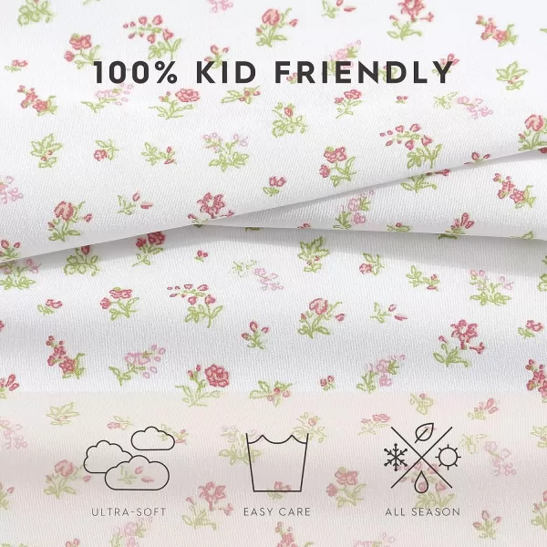 Laura Ashley Kids - Twin Sheets, Soft Wrinkle-Resistant Toddler Bedding Set, Fun &amp; Whimsical Bedroom Decor 