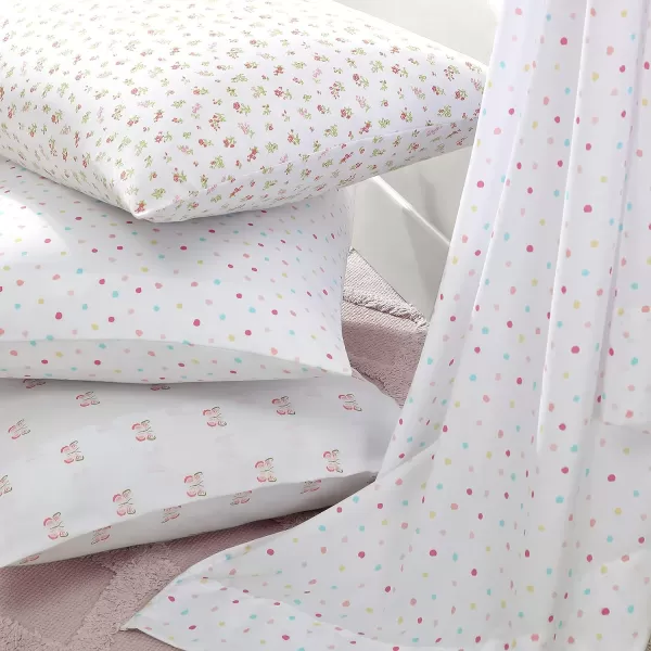 Laura Ashley Kids - Twin Sheets, Soft Wrinkle-Resistant Toddler Bedding Set, Fun &amp; Whimsical Bedroom Decor 
