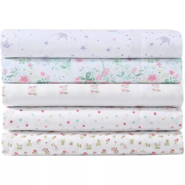 Laura Ashley Kids - Twin Sheets, Soft Wrinkle-Resistant Toddler Bedding Set, Fun &amp; Whimsical Bedroom Decor 