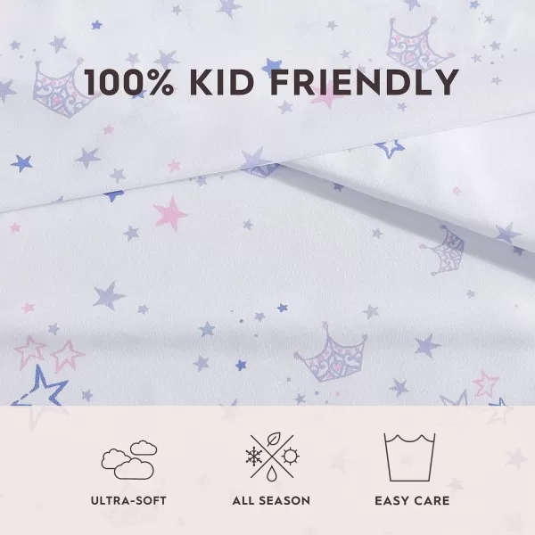 Laura Ashley Kids - Twin Sheets, Soft Wrinkle-Resistant Toddler Bedding Set, Fun &amp; Whimsical Bedroom Decor 