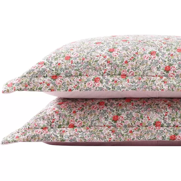 Laura Ashley- King Sham, Soft Cotton Pillow Sham, Farmhouse Home Décor 